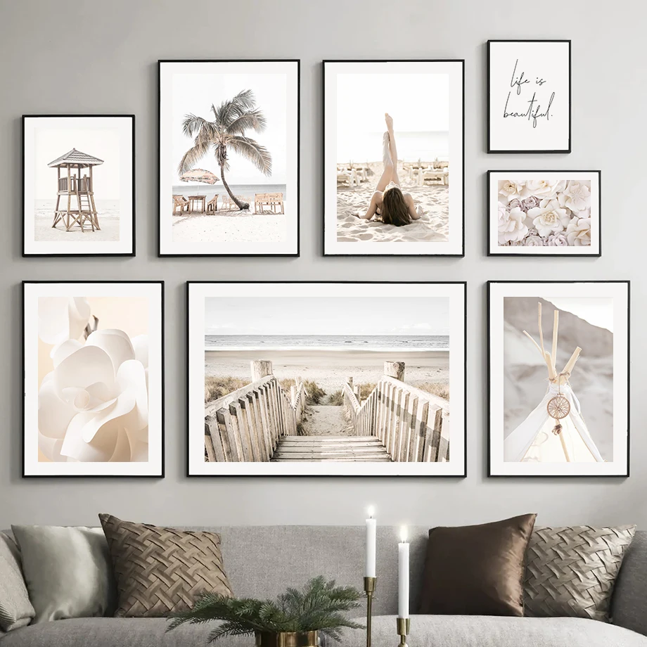 Wall Art Canvas Nordic PostersPainting Coconut Tree Surfing Girl White Flower Beach And Prints Wall Pictures For Living Room
Wall Art Canvas Nordic PostersPainting Coconut Tree Surfing Girl White Flower Beach And Prints Wall Pictures For Living Room