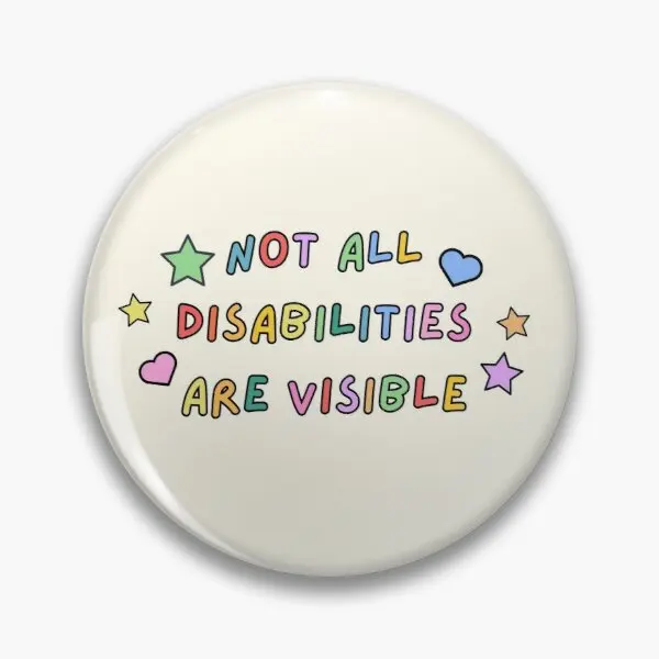 Not All Disabilities Are Visible Soft Button Pin Decor Badge Funny Hat Creative Women Metal Cute Collar Brooch Lapel Pin Gift
Not All Disabilities Are Visible Soft Button Pin Decor Badge Funny Hat Creative Women Metal Cute Collar Brooch Lapel Pin Gift