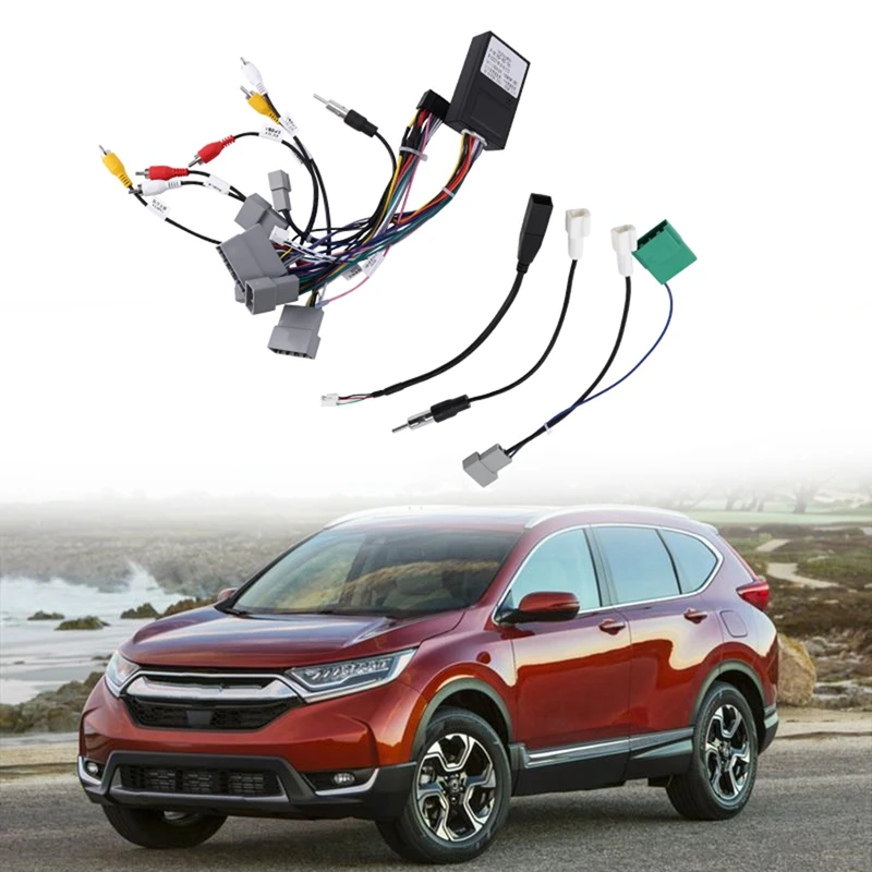 Автомобильный 16-контактный Android стерео электропроводка с Canbus + USB для Honda Civic 1,5 T(16-19)/CRV (17-19)/Breeze(2020 +)
Автомобильный 16-контактный Android стерео электропроводка с Canbus + USB для Honda Civic 1,5 T(16-19)/CRV (17-19)/Breeze(2020 +)