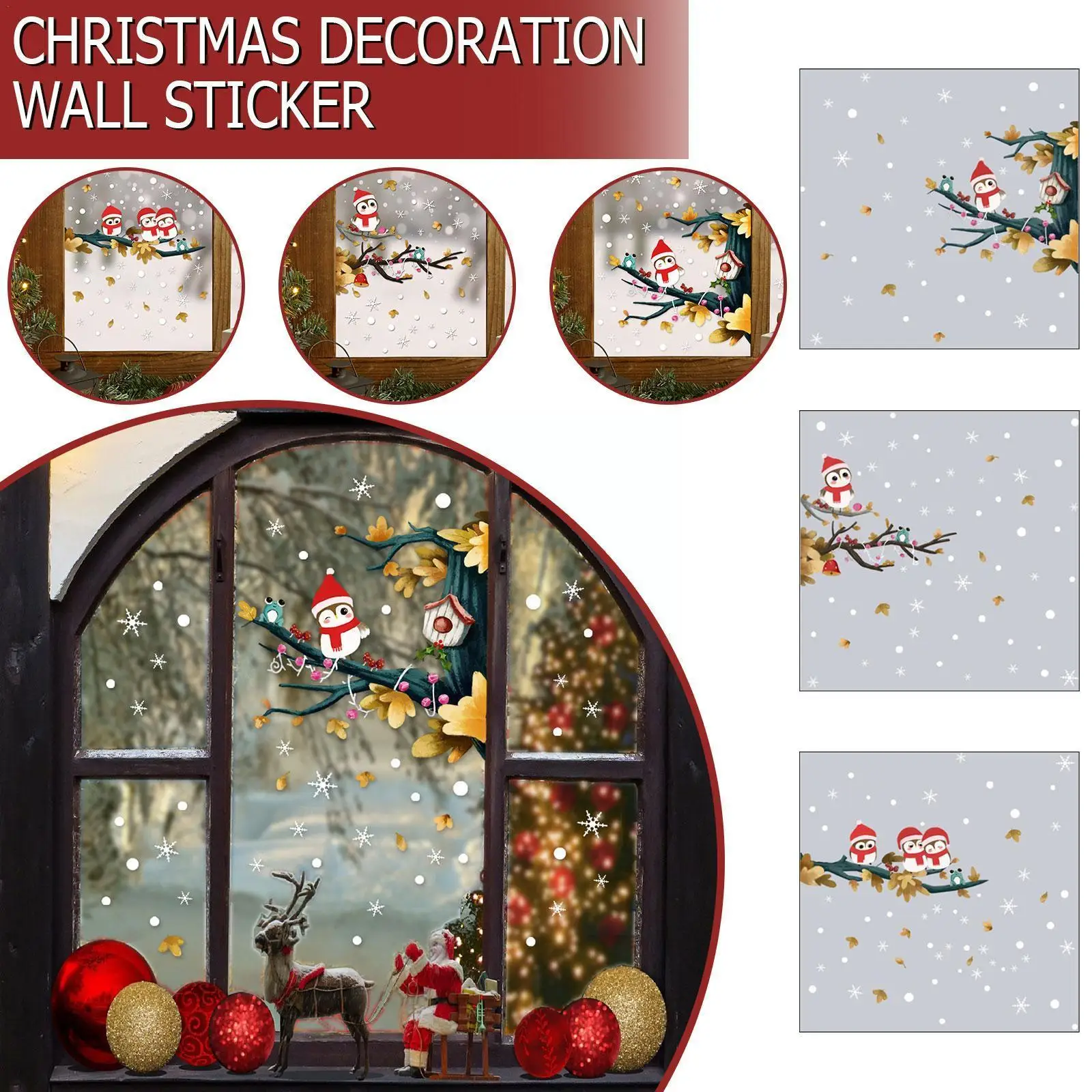 Christmas Cartoon Snowflake Window Uv Static Glass Sticker Merry Christmas Decor For Home Snowflake Wall Door Sticker K6v0
Christmas Cartoon Snowflake Window Uv Static Glass Sticker Merry Christmas Decor For Home Snowflake Wall Door Sticker K6v0
