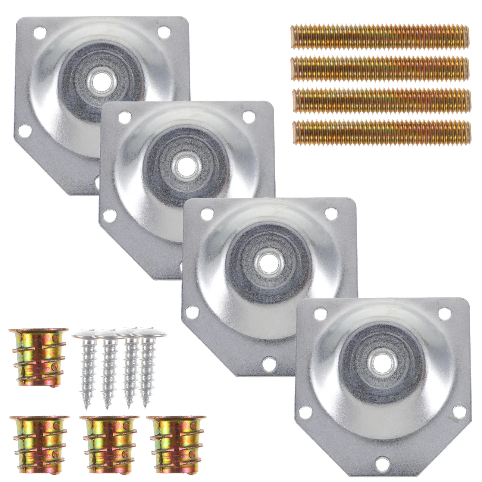 4pcs Angled Legs Fixing Plate Bracket Furniture Table Feet Set Screws for Solid Wood Legs Connection (Silver)
4pcs Angled Legs Fixing Plate Bracket Furniture Table Feet Set Screws for Solid Wood Legs Connection (Silver)
