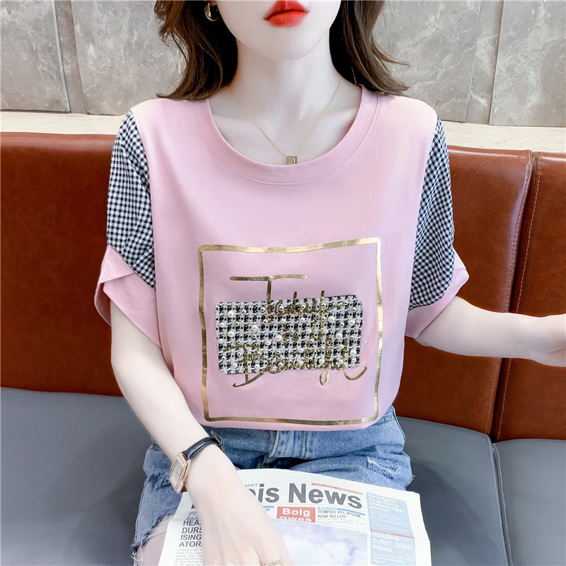 2023 spring summer new fashion casual woman t-shirt lady beautiful nice women Tops female Cheap wholesale dropshipping Py5226
2023 spring summer new fashion casual woman t-shirt lady beautiful nice women Tops female Cheap wholesale dropshipping Py5226