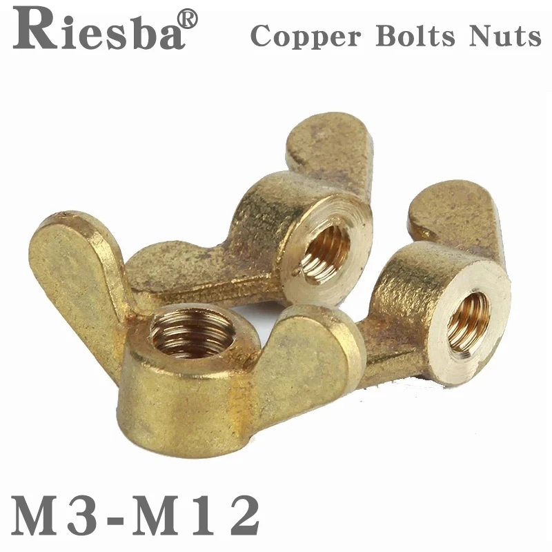 2-5 PCS Brass Copper Butterfly Wing Nuts M3 M4 M5 M6 M8 M10 M12 Material Hand Tighten Nut
2-5 PCS Brass Copper Butterfly Wing Nuts M3 M4 M5 M6 M8 M10 M12 Material Hand Tighten Nut