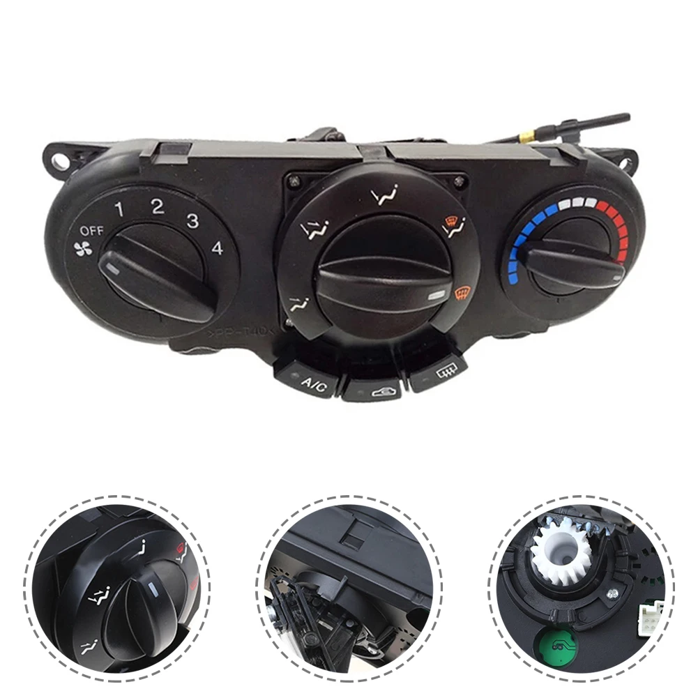 Switch A/C Heater Panel Auto Black Car 18x8x6cm 1Pcs 9016241 Accessories