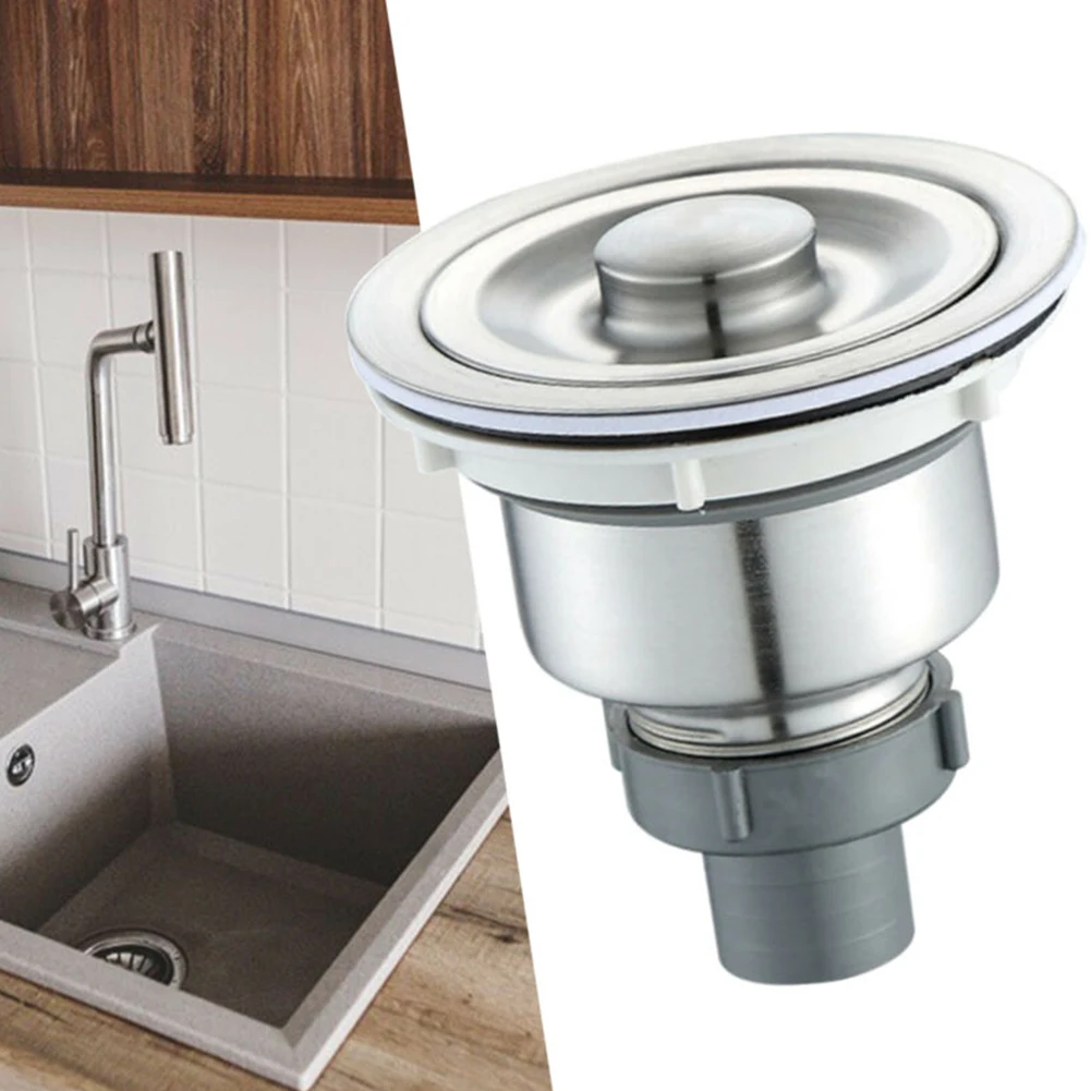 1pcs Kitchen Sink Waste Stainless Steel Strainer Plug Drain Filter Basket Drainer Kit Dishwashing Basin Sewer Accessories
1pcs Kitchen Sink Waste Stainless Steel Strainer Plug Drain Filter Basket Drainer Kit Dishwashing Basin Sewer Accessories