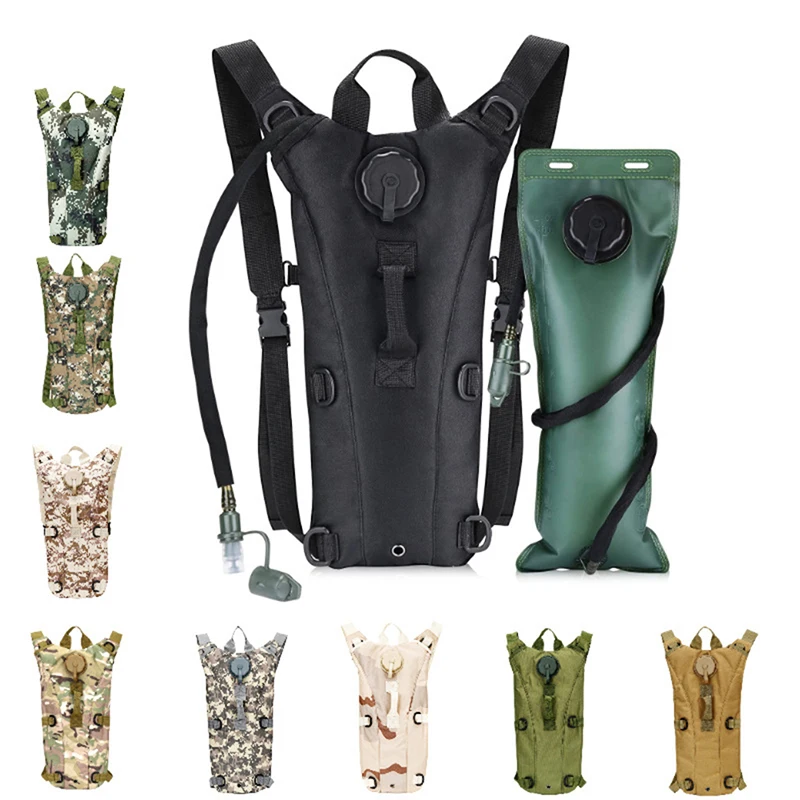 

3L Water Bladder Hydration Backpack Outdoor sports water bag accessories riding water bag camouflage mountaineering bag