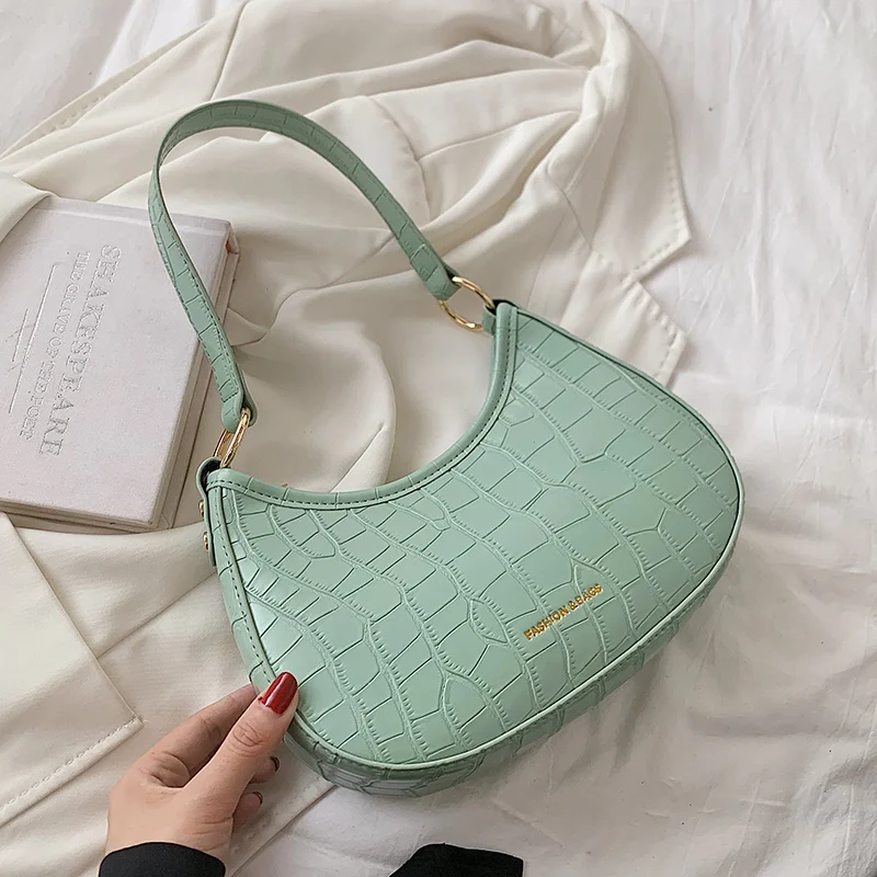 Stone Pattern Half-moon Pu Leather Small Underarm Handbag and Purses for Women 2022 Spring Trendy Brand Shoulder Crossbody Bag
Stone Pattern Half-moon Pu Leather Small Underarm Handbag and Purses for Women 2022 Spring Trendy Brand Shoulder Crossbody Bag
