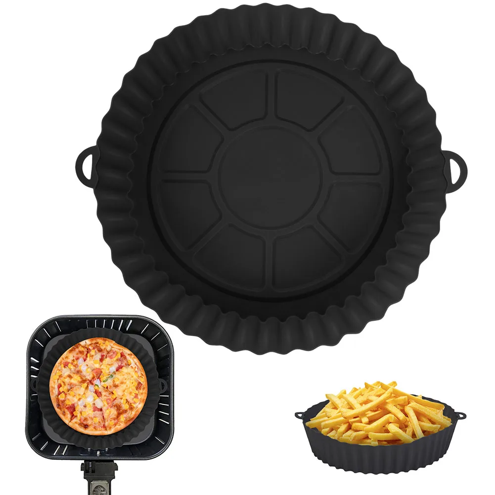 2 Pieces Silicone Pot Air Fryer Silicone Pot Food Grade Silicone Kitchen Tool Wear-resistant For Roast Chicken
2 Pieces Silicone Pot Air Fryer Silicone Pot Food Grade Silicone Kitchen Tool Wear-resistant For Roast Chicken