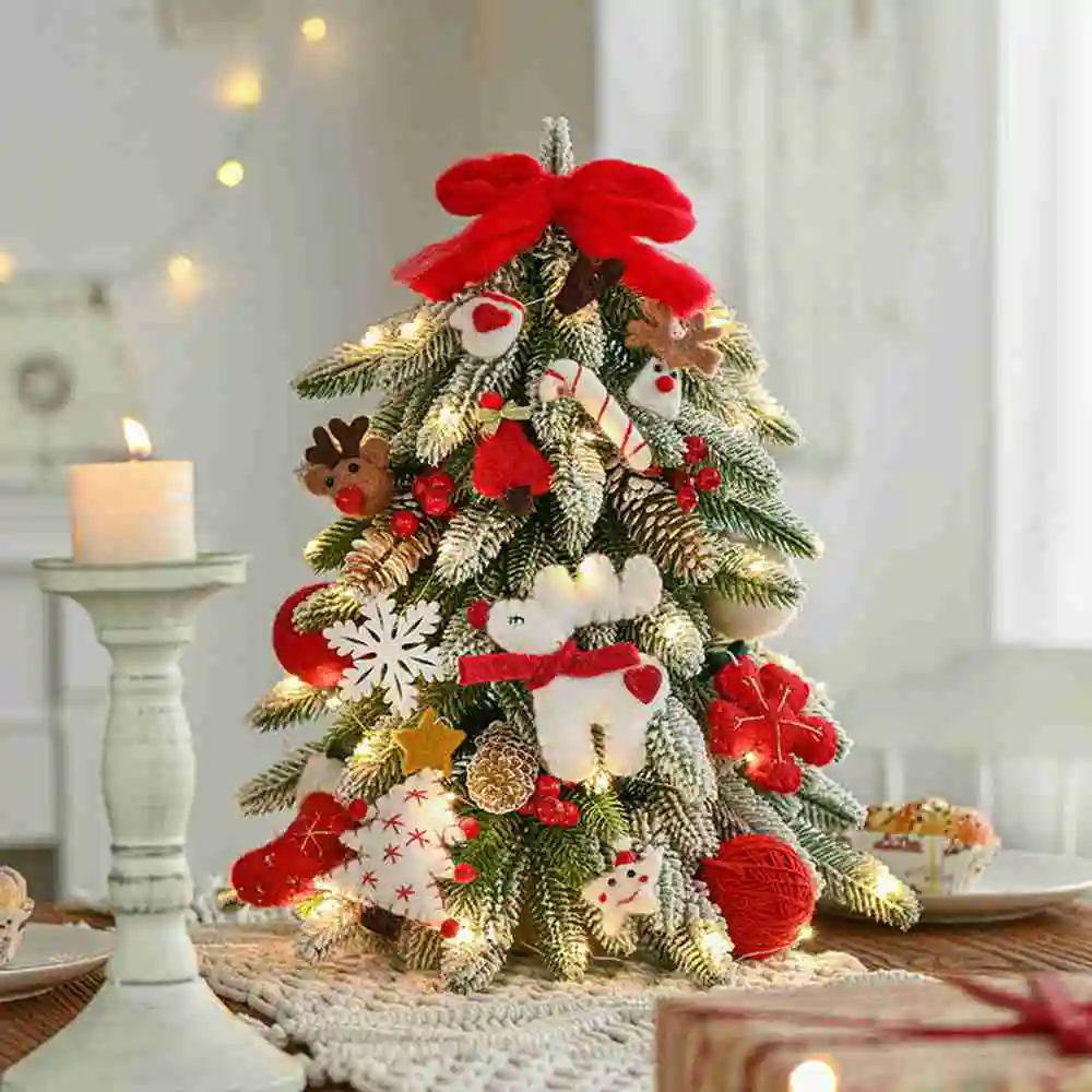 

2023 40 см украшения для рождественской елки с подсветкой Mrry Рождественское украшение для дома Рождественская елка Рождество 2024 новогодние подарки для детей
