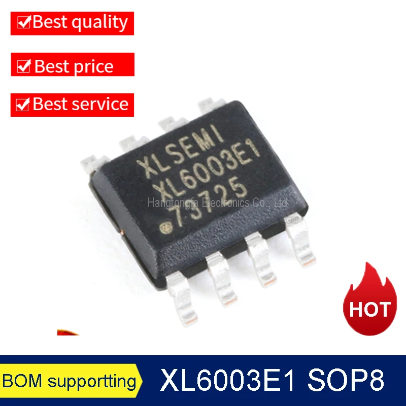 50PCS/LOT Original Genuine XL6003E1 XL6003 SOP8 2A 60V 400khz Regulator IC Chip SMD 6003
50PCS/LOT Original Genuine XL6003E1 XL6003 SOP8 2A 60V 400khz Regulator IC Chip SMD 6003