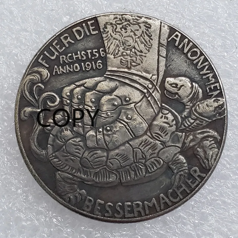 1916 Antique Crafts Skull Wanderer Coin Replica Commemorative Coin 
1916 Antique Crafts Skull Wanderer Coin Replica Commemorative Coin