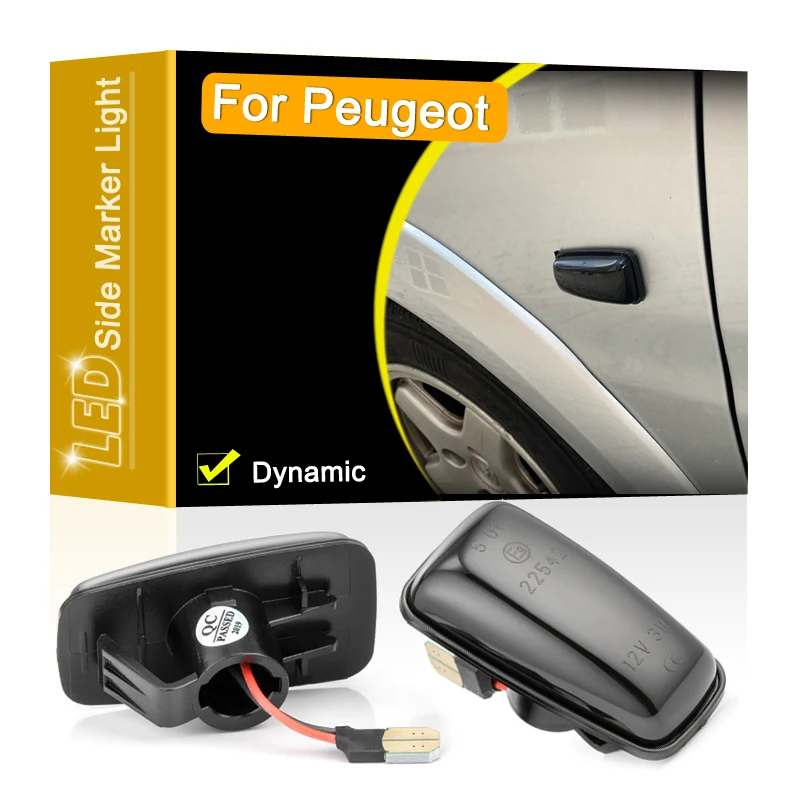 Smoked Lens LED Side Fender Marker Lamp Flowing Turn Signal Light For Peugeot 106/II 306 406 806 Expert Partner Ranch(BOX)
Smoked Lens LED Side Fender Marker Lamp Flowing Turn Signal Light For Peugeot 106/II 306 406 806 Expert Partner Ranch(BOX)