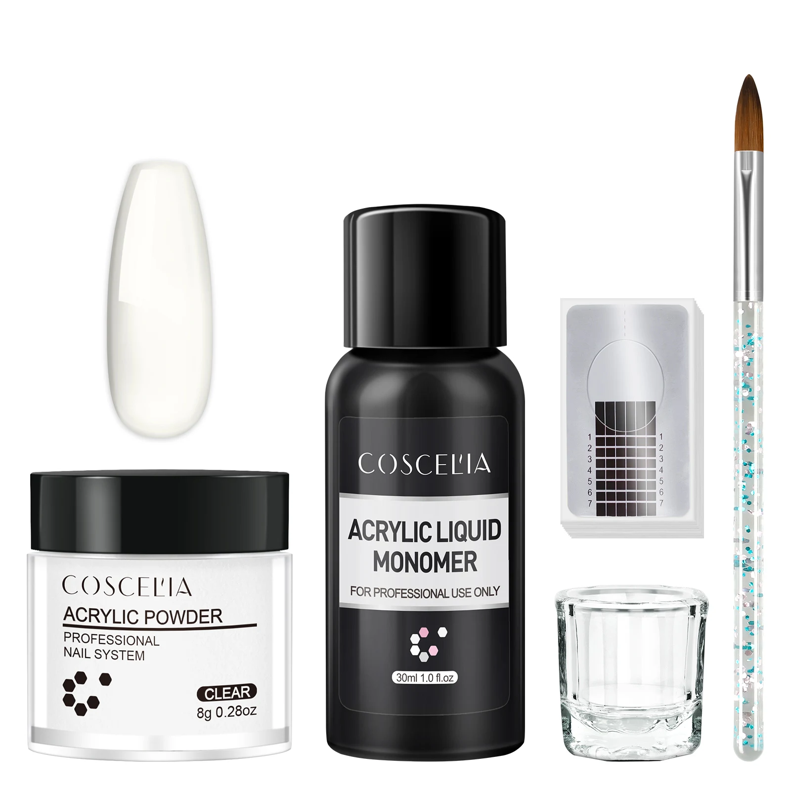 Acrylic Powder Liquid Set with Acrylic Pen Professional French Manicure Powder for Acrylic Nail Extension Decoration Kit
Acrylic Powder Liquid Set with Acrylic Pen Professional French Manicure Powder for Acrylic Nail Extension Decoration Kit