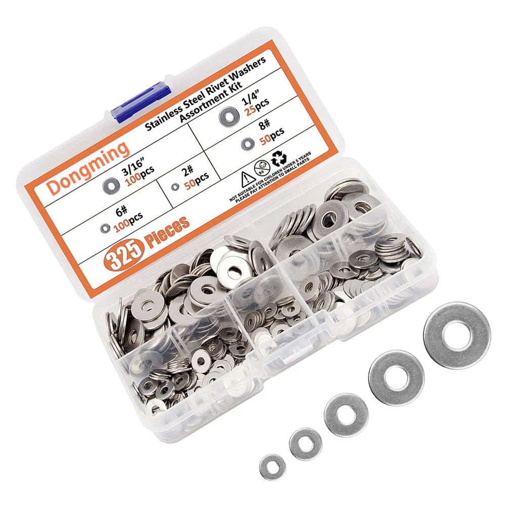 325 Pcs Gasket Metal Shims Washers General Repair Stainless Steel Screw Fasteners
325 Pcs Gasket Metal Shims Washers General Repair Stainless Steel Screw Fasteners