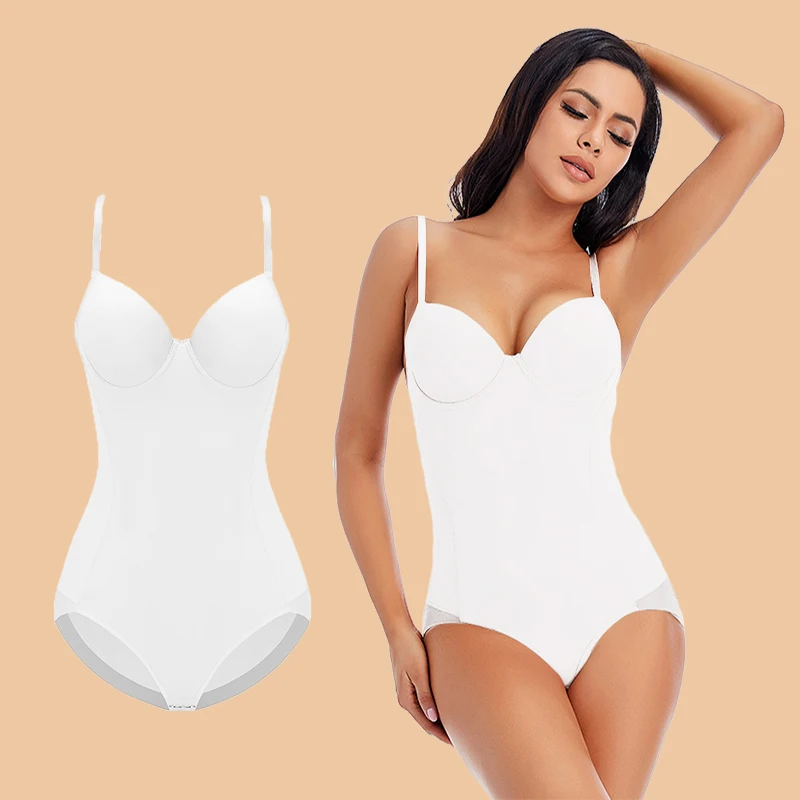 Underwire White Bodysuit Women Shapers Stretch Solid Color Silky Underwear Bodysuits Shapewear
Underwire White Bodysuit Women Shapers Stretch Solid Color Silky Underwear Bodysuits Shapewear