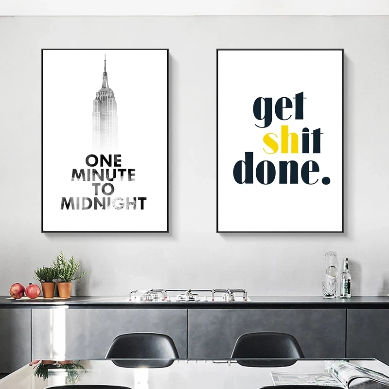 Nordic Canvas Painting English Inspirational Quotes Art Poster Tall Building Prints for Bedroom Office Home Decoration Pictures
Nordic Canvas Painting English Inspirational Quotes Art Poster Tall Building Prints for Bedroom Office Home Decoration Pictures