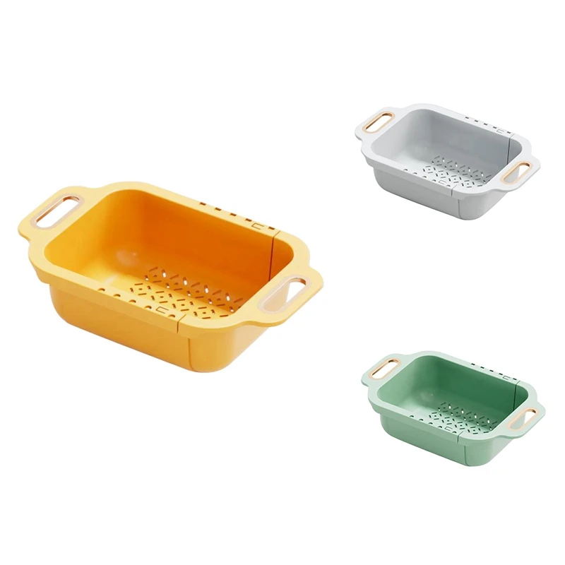 Double Layer Sink Strainer Extendable Sink Strainer Basket Wash Vegetables And Fruits,Kitchen Strainer Colanders Yellow
Double Layer Sink Strainer Extendable Sink Strainer Basket Wash Vegetables And Fruits,Kitchen Strainer Colanders Yellow