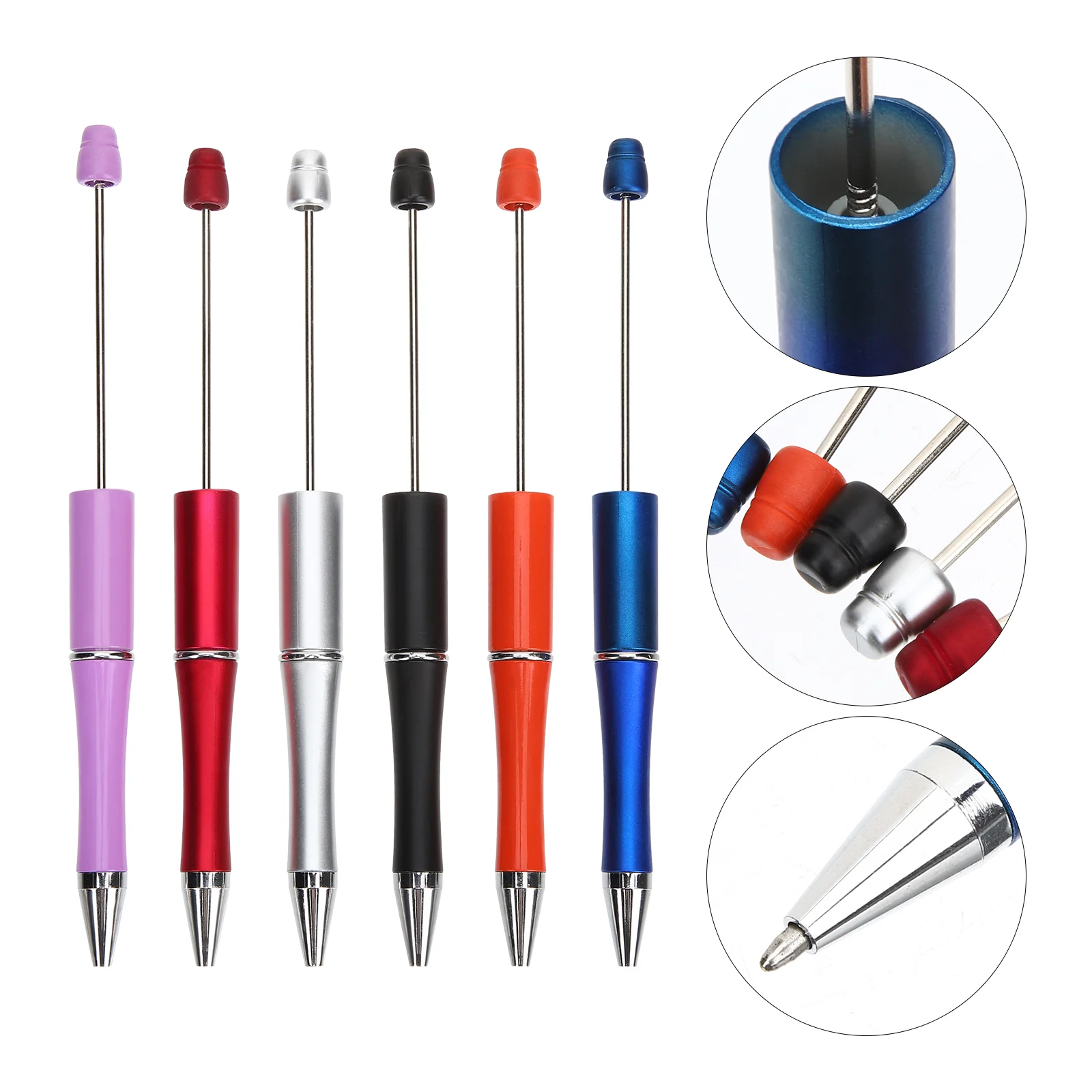 12 Pcs Beaded Pen Colored Beads Beadable Making Kit School Supply DIY Manual Craft Ballpoint Pens Plastic Office
12 Pcs Beaded Pen Colored Beads Beadable Making Kit School Supply DIY Manual Craft Ballpoint Pens Plastic Office