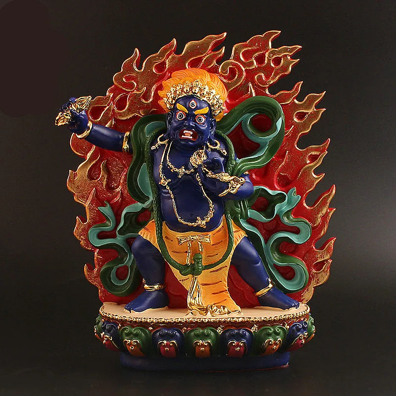 Big 20cm Vajrapani Bodhisattva Buddha Statues Tantric Buddhism Hand-painted Statues of The Mountain God Buddha Figurine
Big 20cm Vajrapani Bodhisattva Buddha Statues Tantric Buddhism Hand-painted Statues of The Mountain God Buddha Figurine