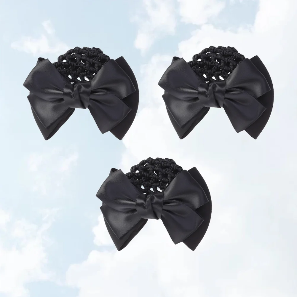 3 Pcs Long Bow Hair Accessories Mesh Clip Snood Net French Clips Women Headdress Flower Bag Womens Barrettes Blossom
3 Pcs Long Bow Hair Accessories Mesh Clip Snood Net French Clips Women Headdress Flower Bag Womens Barrettes Blossom