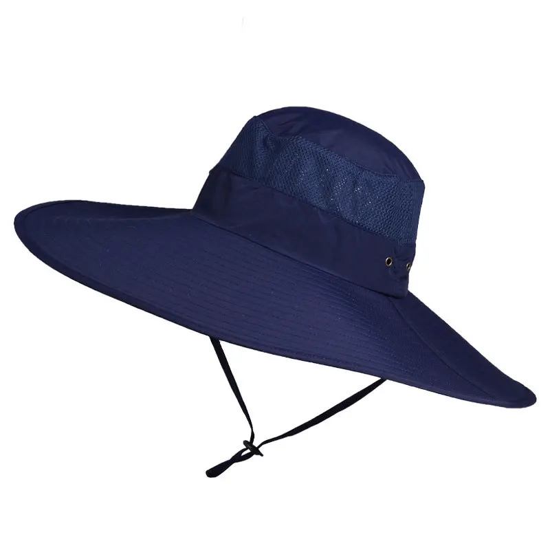 Fisherman Hat Mesh Holes Wide Brim Hats Breathable Hiking Boonie Hat Sun Cap Windproof Soft Summer Fishing Cap 58-60cm Wide
Fisherman Hat Mesh Holes Wide Brim Hats Breathable Hiking Boonie Hat Sun Cap Windproof Soft Summer Fishing Cap 58-60cm Wide