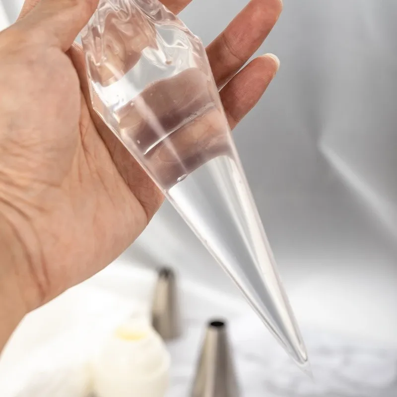 10Pcs Disposable Transparent Pastry Bag Piping Bag Kitchen Accessory Cake Decoration PE DIY Baking Tools Cupcake Decorating Bags
10Pcs Disposable Transparent Pastry Bag Piping Bag Kitchen Accessory Cake Decoration PE DIY Baking Tools Cupcake Decorating Bags
