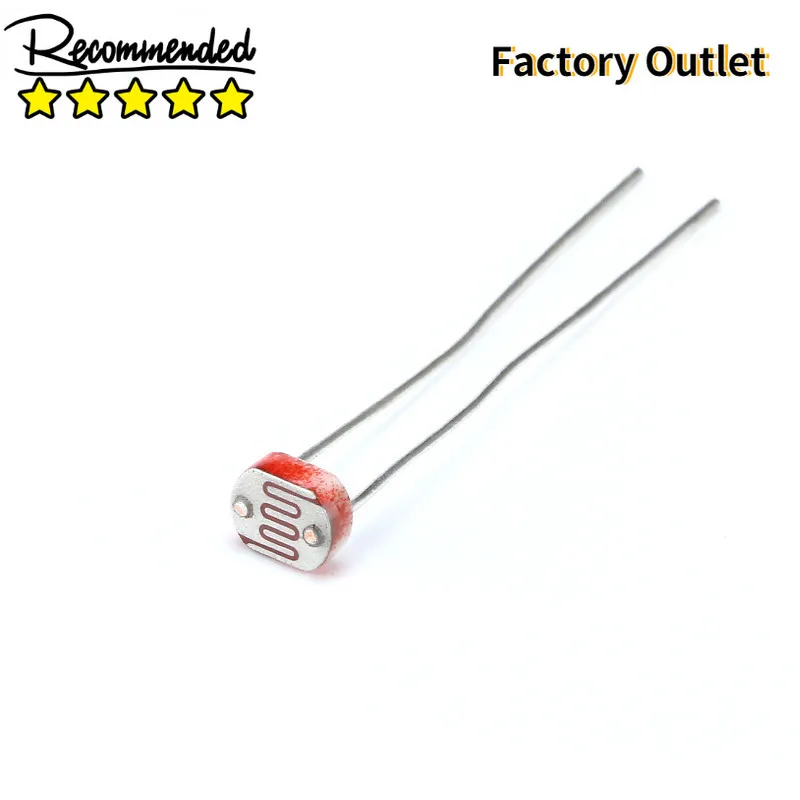 50 pcs 5MM Photoresistor Light Dependent Resistor LDR 5506 Photoelectric Photosensitive Photo Detector Resistance
50 pcs 5MM Photoresistor Light Dependent Resistor LDR 5506 Photoelectric Photosensitive Photo Detector Resistance