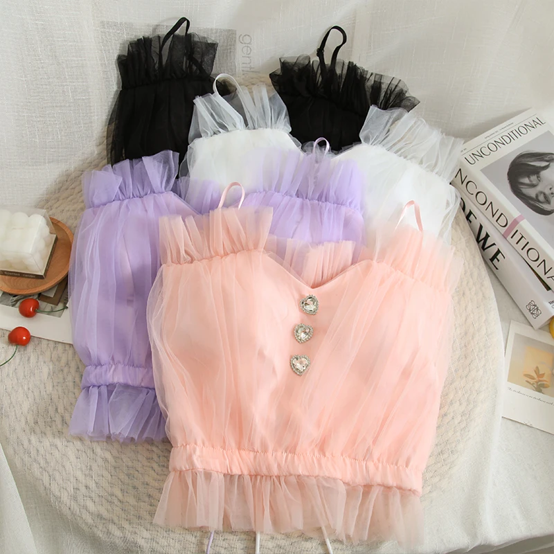 ruffle mesh tanks and camis sweet butterfly tank tops off shoulder crop top with straps fashion omighty summer women clothing
ruffle mesh tanks and camis sweet butterfly tank tops off shoulder crop top with straps fashion omighty summer women clothing
