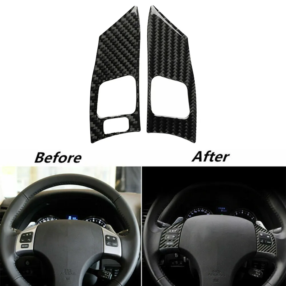 2 шт., автомобильная накладка на руль для LEXUS IS250 300 350 2006-2012 из углеродного волокна
2 шт., автомобильная накладка на руль для LEXUS IS250 300 350 2006-2012 из углеродного волокна