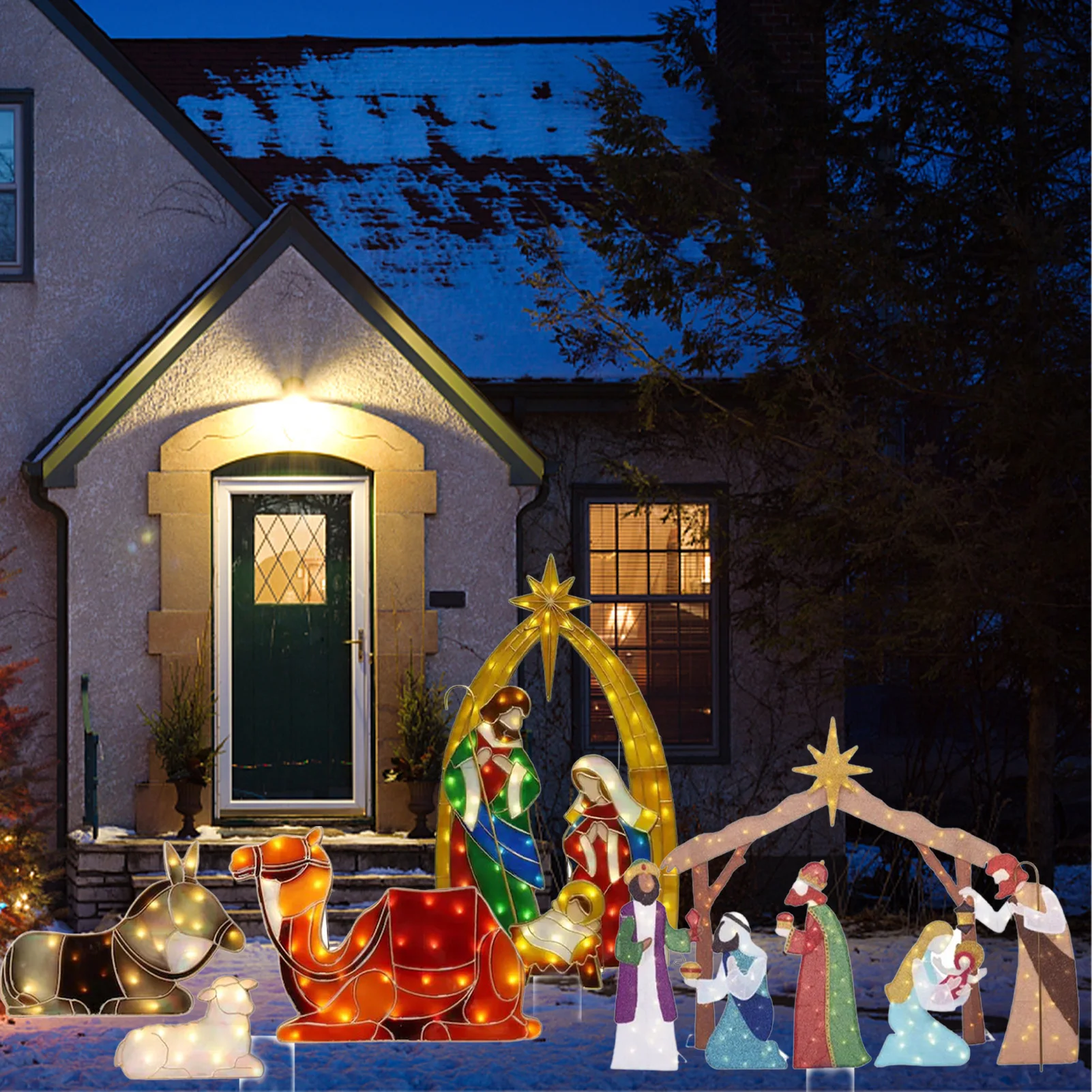 Рождественские знаки на переднюю лужайку, набор для рождества, наружные знаки, Декор светодиодный ными лампочками, наборы для рождества, на... 
Рождественские знаки на переднюю лужайку, набор для рождества, наружные знаки, Декор светодиодный ными лампочками, наборы для рождества, на...