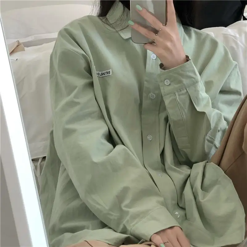HOUZHOU Green Blouse Women Harajuku Y2k Long Sleeve Spring Korean Style White Chic Shirts Female Vintage 2022 Casual All Match
HOUZHOU Green Blouse Women Harajuku Y2k Long Sleeve Spring Korean Style White Chic Shirts Female Vintage 2022 Casual All Match