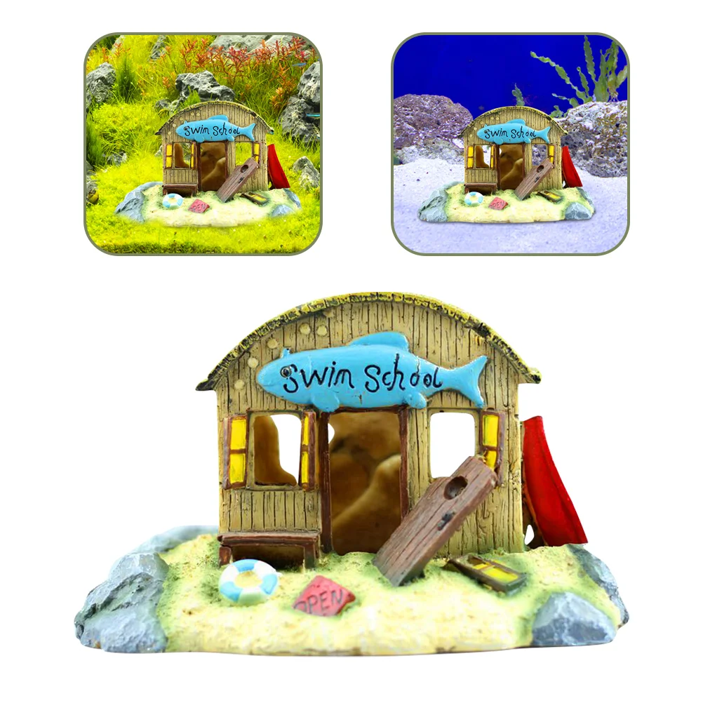 Cabin House Aquarium Resin Tank Decorations Decor Ornament Hideout Adornment Model Tree Lover Hollow Castle Beach Decorative
Cabin House Aquarium Resin Tank Decorations Decor Ornament Hideout Adornment Model Tree Lover Hollow Castle Beach Decorative