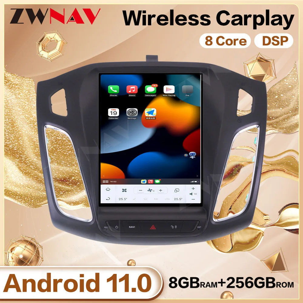 Автомобильный мультимедийный плеер на Android с экраном Tesla 8 + 256 ГГц для Ford Focus 2012-2018, GPS-навигация, аудио, радио, стерео, Carplay
Автомобильный мультимедийный плеер на Android с экраном Tesla 8 + 256 ГГц для Ford Focus 2012-2018, GPS-навигация, аудио, радио, стерео, Carplay