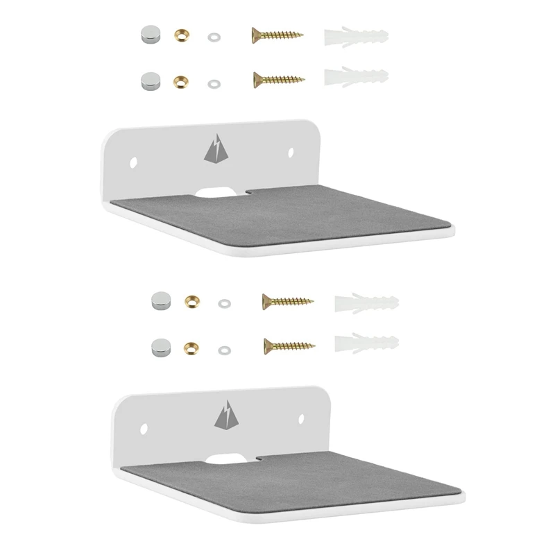 2X Wall Shelf Speaker Stand, Small Wall Shelf Speaker Mount For Bluetooth Speaker, Cell Phones, Toy Display Shelf
2X Wall Shelf Speaker Stand, Small Wall Shelf Speaker Mount For Bluetooth Speaker, Cell Phones, Toy Display Shelf