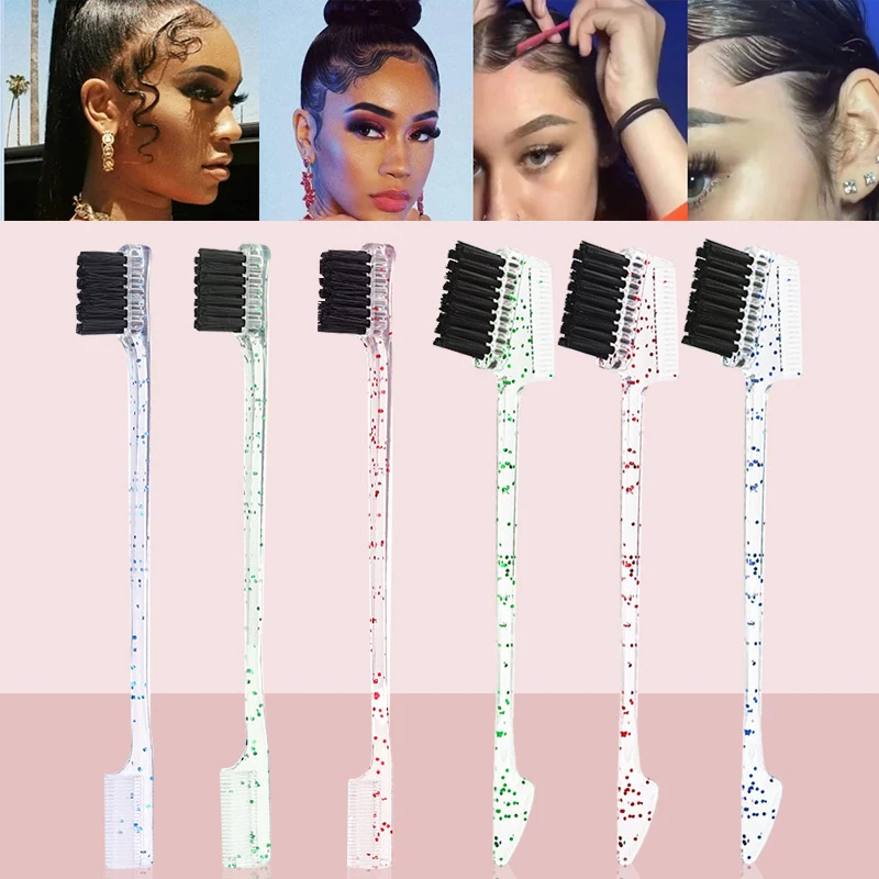 Eyebrow Brush Double Head Hair Edge Control Comb Three Sided Comb Hair Dye Brushes Styling Tool Salon Hairdressing Supply
Eyebrow Brush Double Head Hair Edge Control Comb Three Sided Comb Hair Dye Brushes Styling Tool Salon Hairdressing Supply