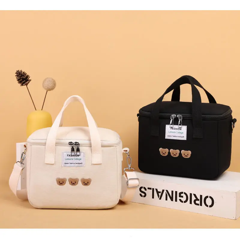 Multifunctional Mother Baby Bag Diaper Bags Waterproof Bear Embroidery Thermal Insulation Mommy Bag Fashion Food Storage Bags
Multifunctional Mother Baby Bag Diaper Bags Waterproof Bear Embroidery Thermal Insulation Mommy Bag Fashion Food Storage Bags