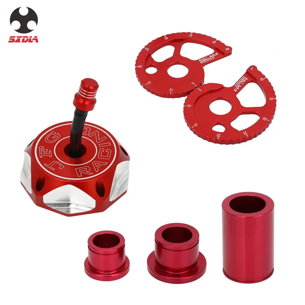 Motorcycle CNC Front Rear Wheel Hub Spacer Gas Fuel Tank Cover Cap Chain Guide Adjuster Regulator Kit For HONDA CRF230F CRF 230F
Motorcycle CNC Front Rear Wheel Hub Spacer Gas Fuel Tank Cover Cap Chain Guide Adjuster Regulator Kit For HONDA CRF230F CRF 230F