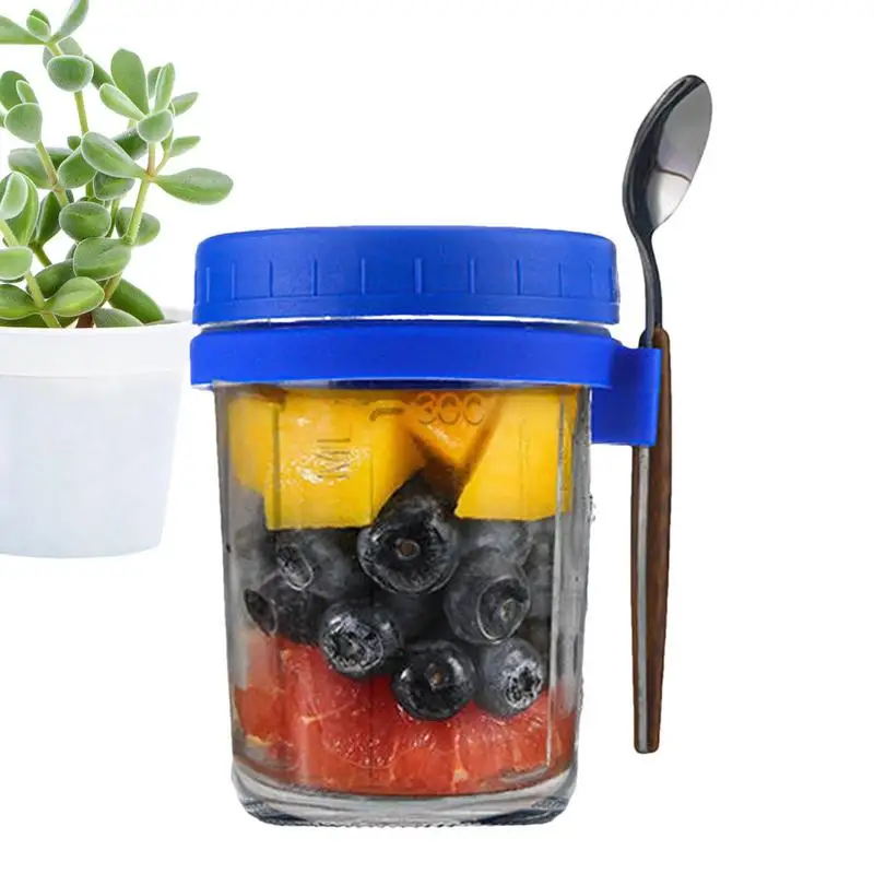 Overnight Oats Container Jars With With Lids And Spoon Oatmeal Container Jar Yogurt Oatmeal Glass Canning For Milk Fruit Salad
Overnight Oats Container Jars With With Lids And Spoon Oatmeal Container Jar Yogurt Oatmeal Glass Canning For Milk Fruit Salad