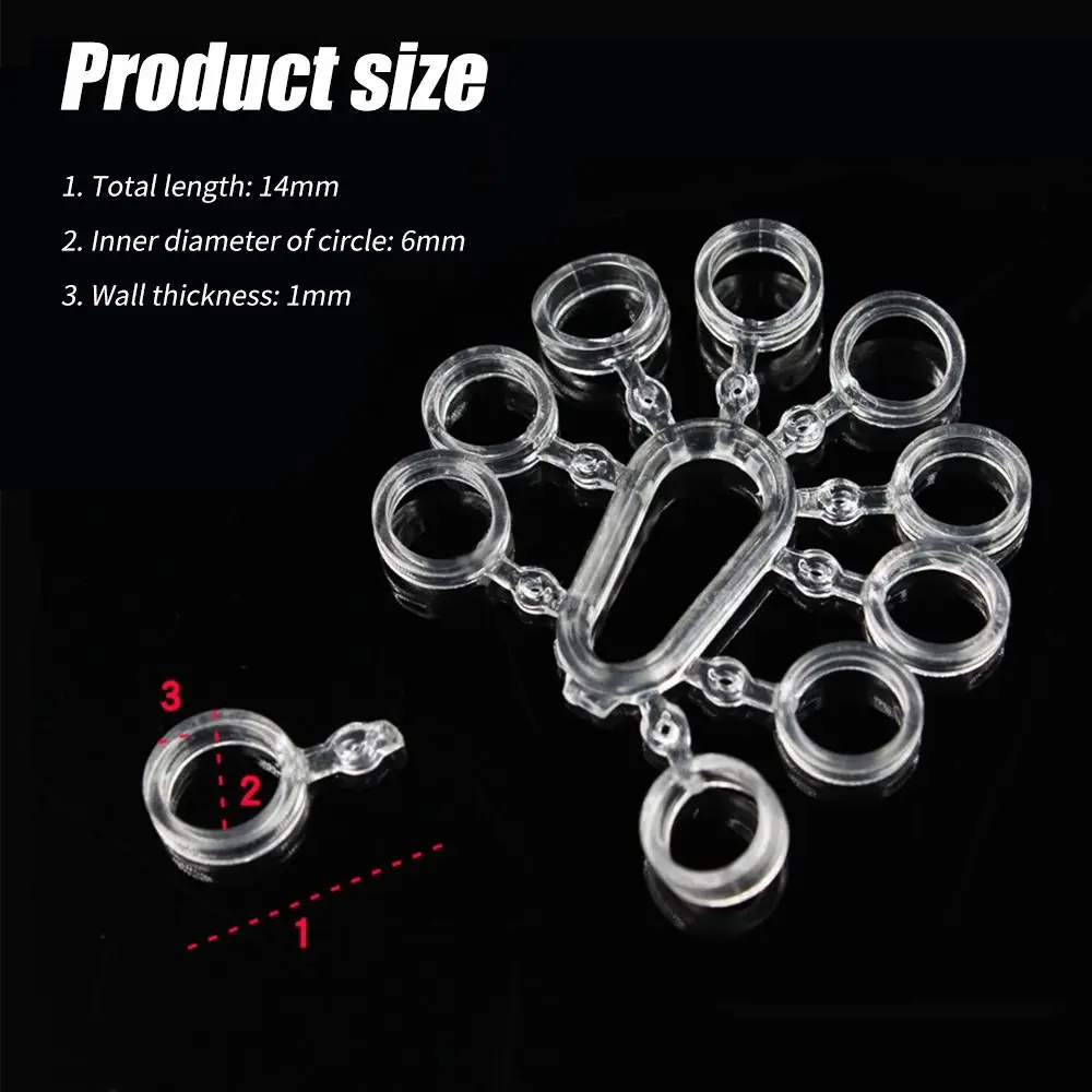 30pcs New Transparent Stretcher Elastic Baitbands pellet lure White PE Pellet Bait Bands Fishing tackle
30pcs New Transparent Stretcher Elastic Baitbands pellet lure White PE Pellet Bait Bands Fishing tackle