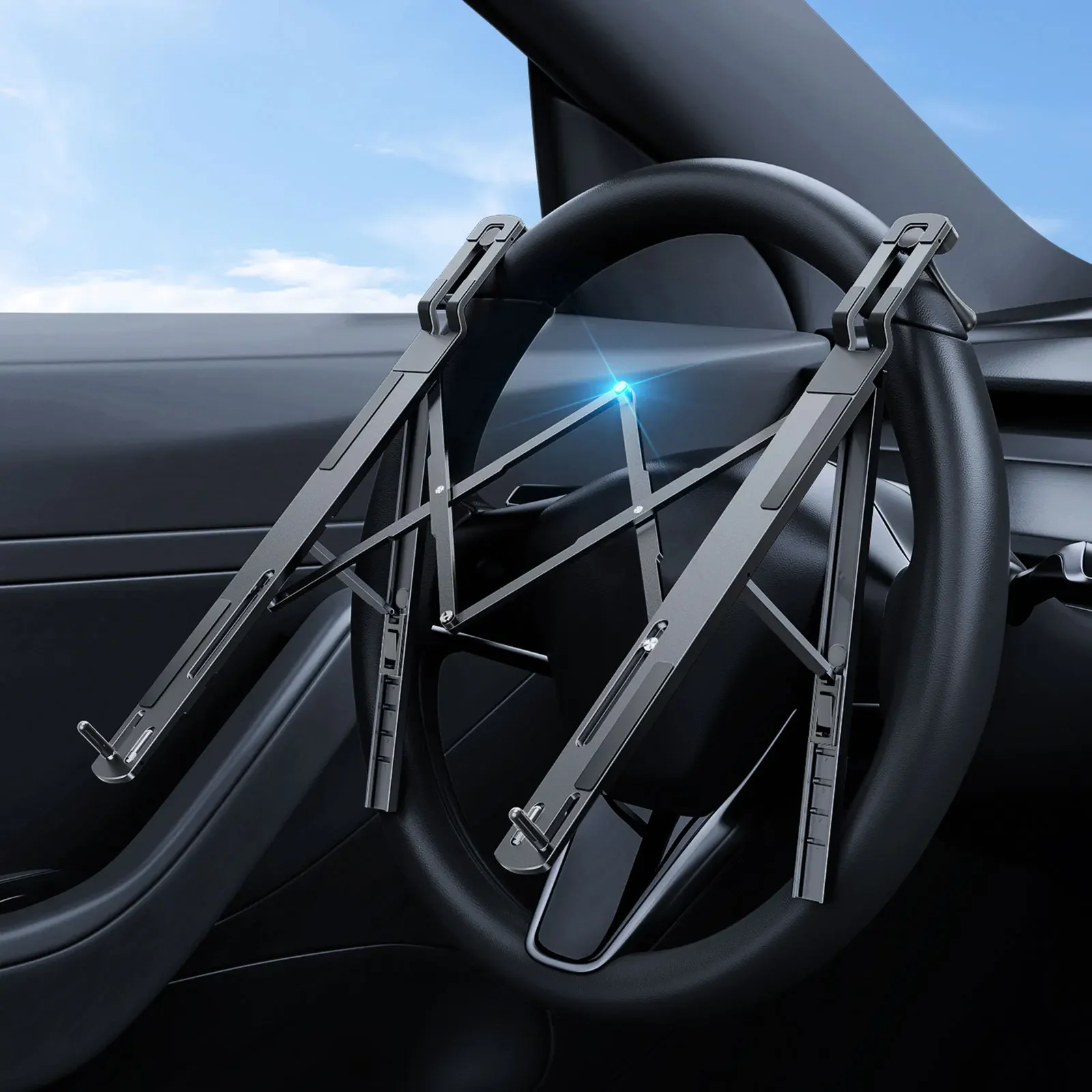 Hipacool автомобильный руль из алюминиевого сплава, подставка для ноутбука, портативный 5-уровневый регулируемый держатель для ноутбука, планшета, автомобильные аксессуары
Hipacool автомобильный руль из алюминиевого сплава, подставка для ноутбука, портативный 5-уровневый регулируемый держатель для ноутбука, планшета, автомобильные аксессуары