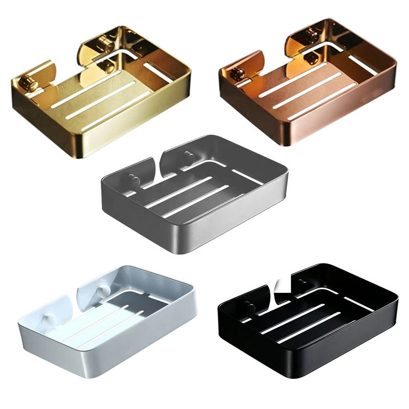 304 Stainless Steel Soap Holder Bathroom Shampoo Basket Shelf Wall Mounted Soap Dish Rack Bathroom Shelf Soap Box 
304 Stainless Steel Soap Holder Bathroom Shampoo Basket Shelf Wall Mounted Soap Dish Rack Bathroom Shelf Soap Box