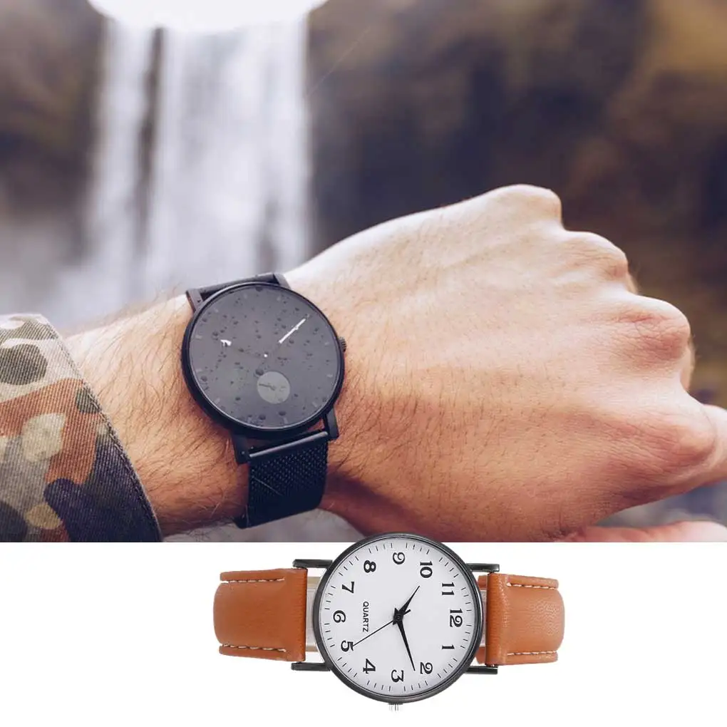 Women Men Wrist Watch Strap Round Pin Quartz Analog Wristwatch Fashion Dressing Clothing Decoration Adults Gift
Women Men Wrist Watch Strap Round Pin Quartz Analog Wristwatch Fashion Dressing Clothing Decoration Adults Gift