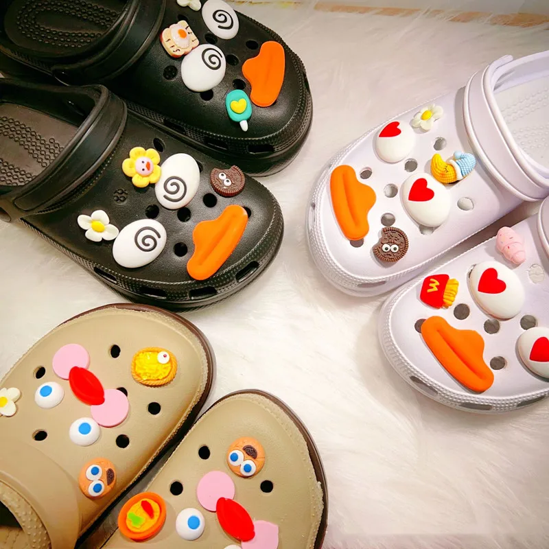 Cute Funny Duck Face DIY Charms for croc Shoe Buckle for Croc Charms Pack Sale for croc Accessories Sandals Clogs Shoes Decor
Cute Funny Duck Face DIY Charms for croc Shoe Buckle for Croc Charms Pack Sale for croc Accessories Sandals Clogs Shoes Decor
