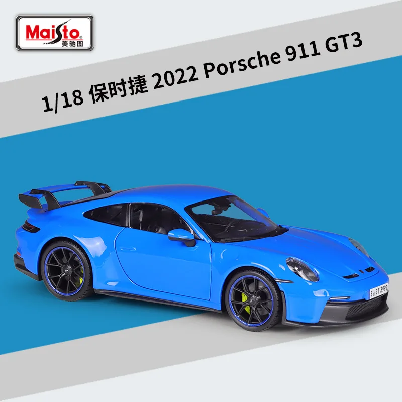 Модель спортивного автомобиля Maisto 1:18 Porsche 2022 911 GT3, модель автомобиля с базовым коллекционным подарком
Модель спортивного автомобиля Maisto 1:18 Porsche 2022 911 GT3, модель автомобиля с базовым коллекционным подарком