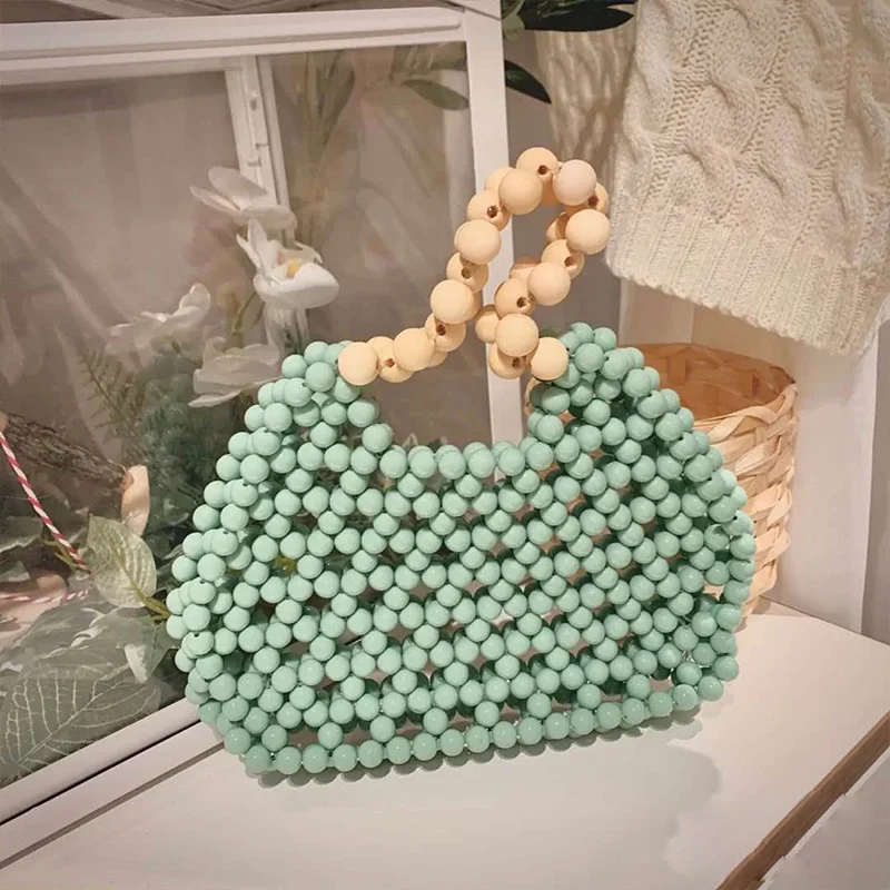 2023 Summer Rubber Frosted Beads Hand-held Pattern Portable Bag Women's Single Shoulder Hollow Rubber Beading Handbag Clutches
2023 Summer Rubber Frosted Beads Hand-held Pattern Portable Bag Women's Single Shoulder Hollow Rubber Beading Handbag Clutches
