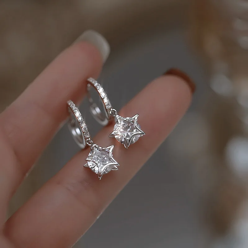 New Arrival Original Star Earrings For Women Vintage Cubic Zirconia Earring Girls Jewerly Gifts Jewelry Accessories
New Arrival Original Star Earrings For Women Vintage Cubic Zirconia Earring Girls Jewerly Gifts Jewelry Accessories