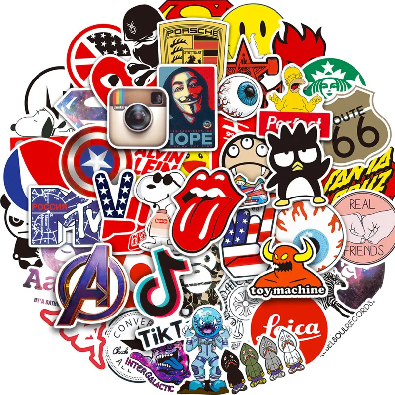 10/30/50/100pcs Fashion Stickers Graffiti Kids Classic Cartoon Motorcycle Retro Luggage Diy Decals Phone Skateboard Toys
10/30/50/100pcs Fashion Stickers Graffiti Kids Classic Cartoon Motorcycle Retro Luggage Diy Decals Phone Skateboard Toys