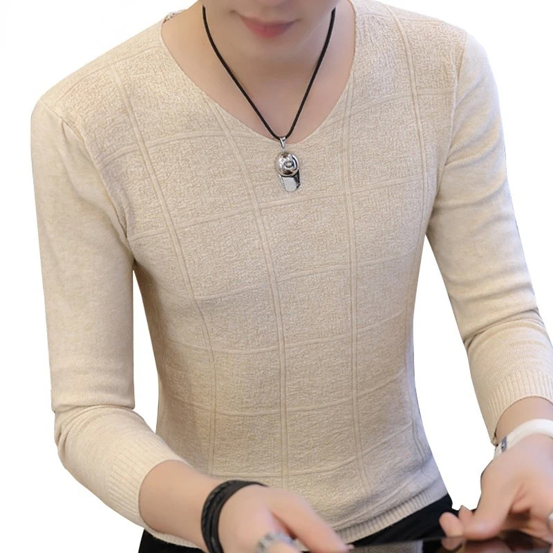 2022New New Men's Sexy V-Neck Sweaters Pullover Male Solid Color Slim Fit Sweater Tops Men Knitted Pullovers M-3XL
2022New New Men's Sexy V-Neck Sweaters Pullover Male Solid Color Slim Fit Sweater Tops Men Knitted Pullovers M-3XL