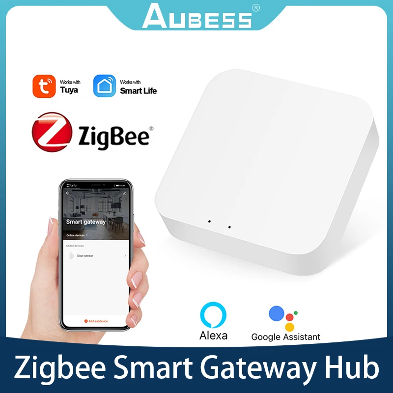 Smart Wireless Mini Gateway Tuya Smart Life Zigbee3.0 Wireless Gateway Bridge Remote Control Supports With Alexa Google Home
Smart Wireless Mini Gateway Tuya Smart Life Zigbee3.0 Wireless Gateway Bridge Remote Control Supports With Alexa Google Home