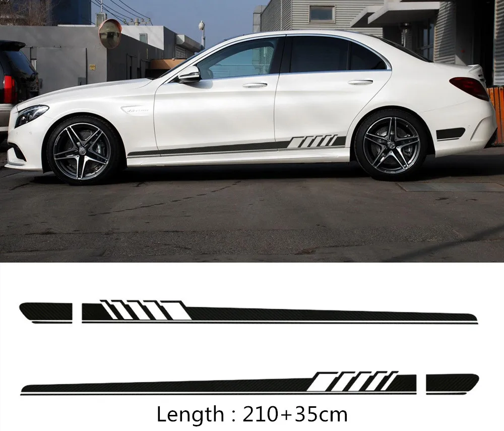 Auto Waist Side Skirt Decoration Car Stickers Decal Vinyl for Mercedes Benz W205 W203 W204 C Class Race Auto Car Accessories
Auto Waist Side Skirt Decoration Car Stickers Decal Vinyl for Mercedes Benz W205 W203 W204 C Class Race Auto Car Accessories